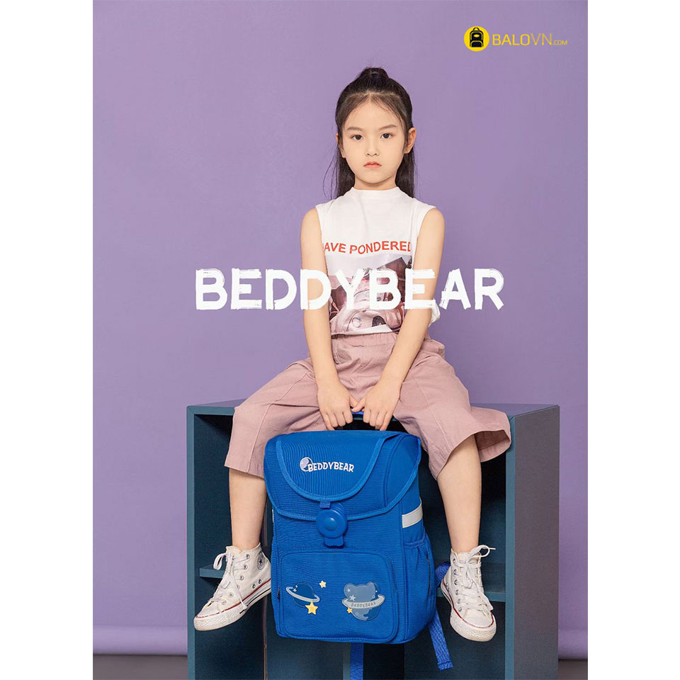 Beddybear Schoolbag Hành Tinh Xanh Cho Bé Học Lớp 1 từ 06 Tuổi Trở Lên