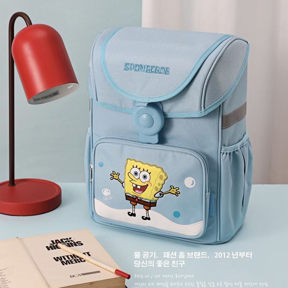 Beddybear Schoolbag SpongeBob Cho Bé Học Lớp 1 từ 06 Tuổi Trở Lên