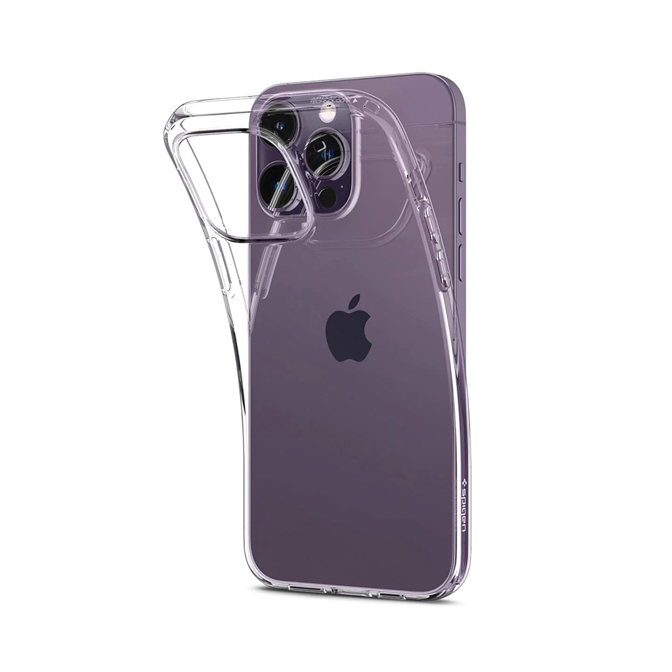 Ốp Lưng iPhone 14 Pro SPIGEN Liquid Crystal(dẻo toàn bộ) Clear