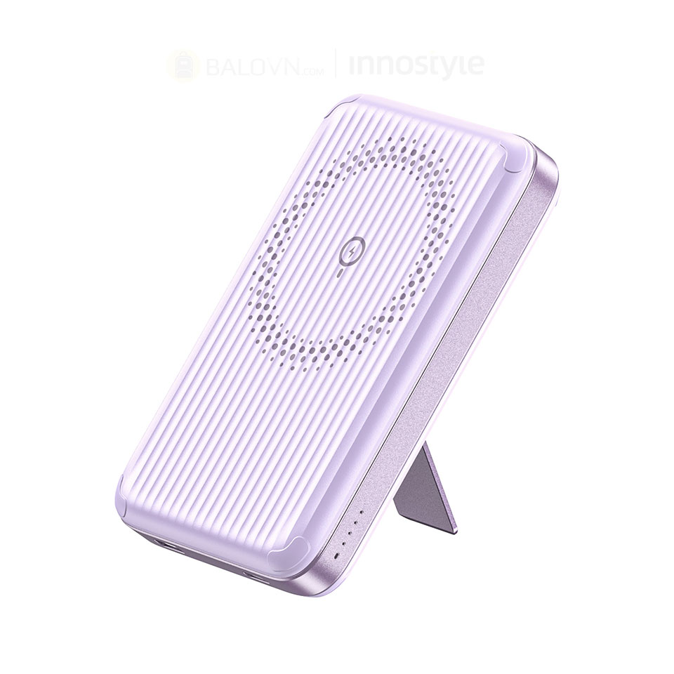 Innostyle Powermag Switch 15W 2-IN-1 Stand 10000MAH PD 20W - Tím