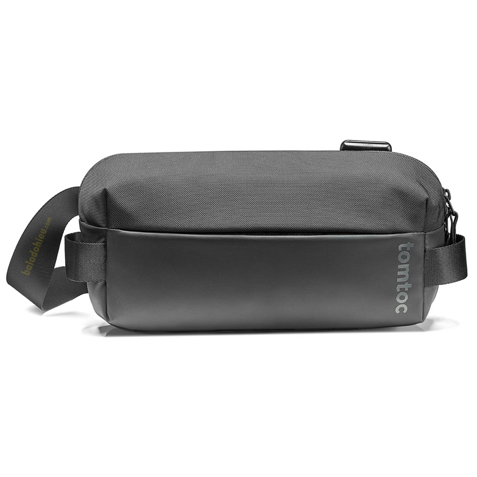 Tomtoc lightweight codura sling bag-Black