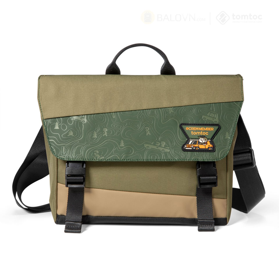 Tomtoc Slash-T27 Shoulder Bag Green