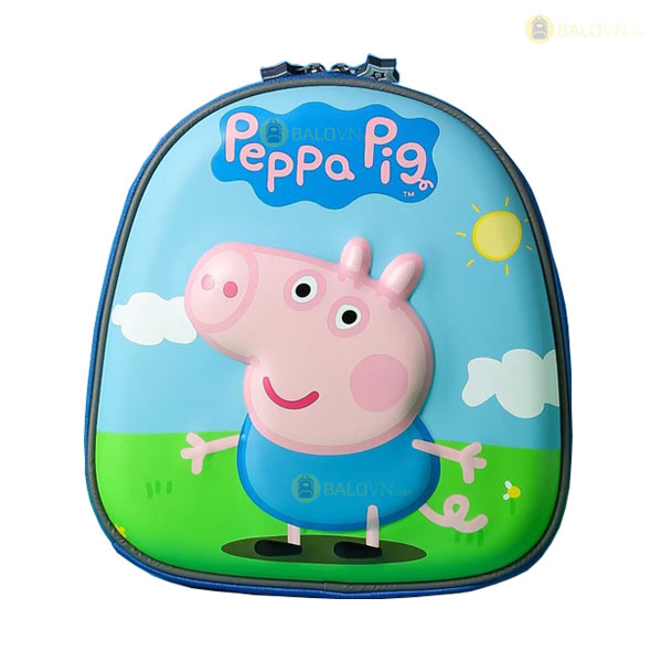 Beddybear cho bé mẫu giáo từ 2 tuổi Chống thất lạc Heo Peppa Xanh dương ZS-HEOXANH