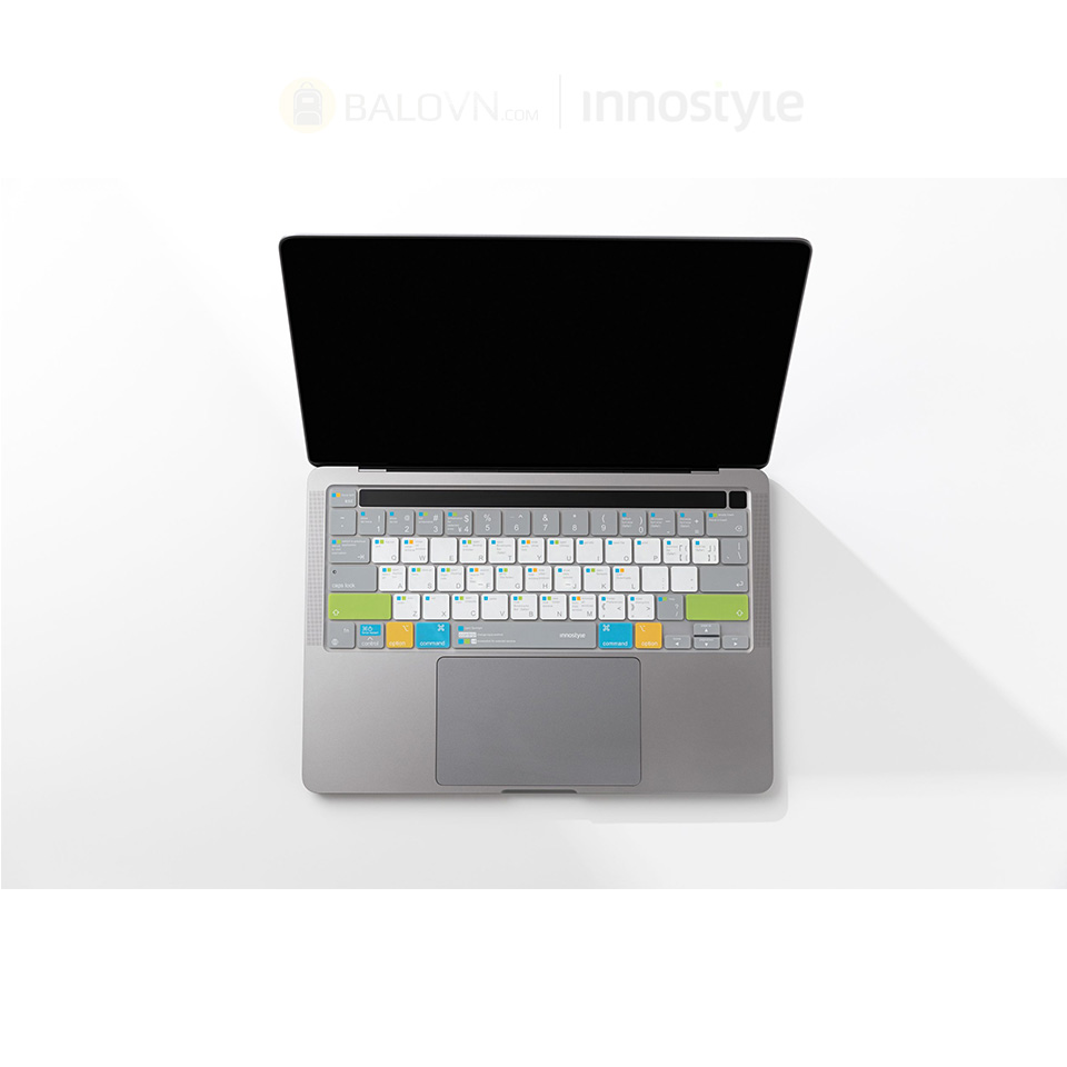 Phủ Phím Innostyle (USA) Keyguard TPU Crystal Macbook Air 13" 2020 M1 - Navigator Shortcut