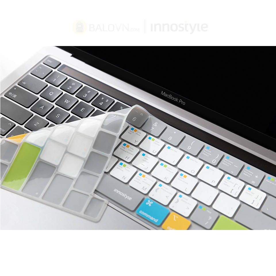 Phủ Phím Innostyle (USA) Keyguard TPU Crystal Macbook Pro 14"/16" 2021 - Navigator Shortcut