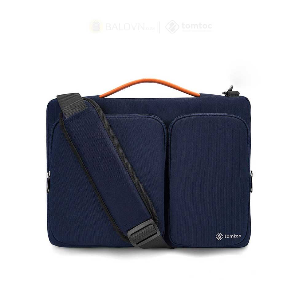 Tomtoc A42-E02 Versatile 360° Shoulder bags Macbook 15/16" Darkblue