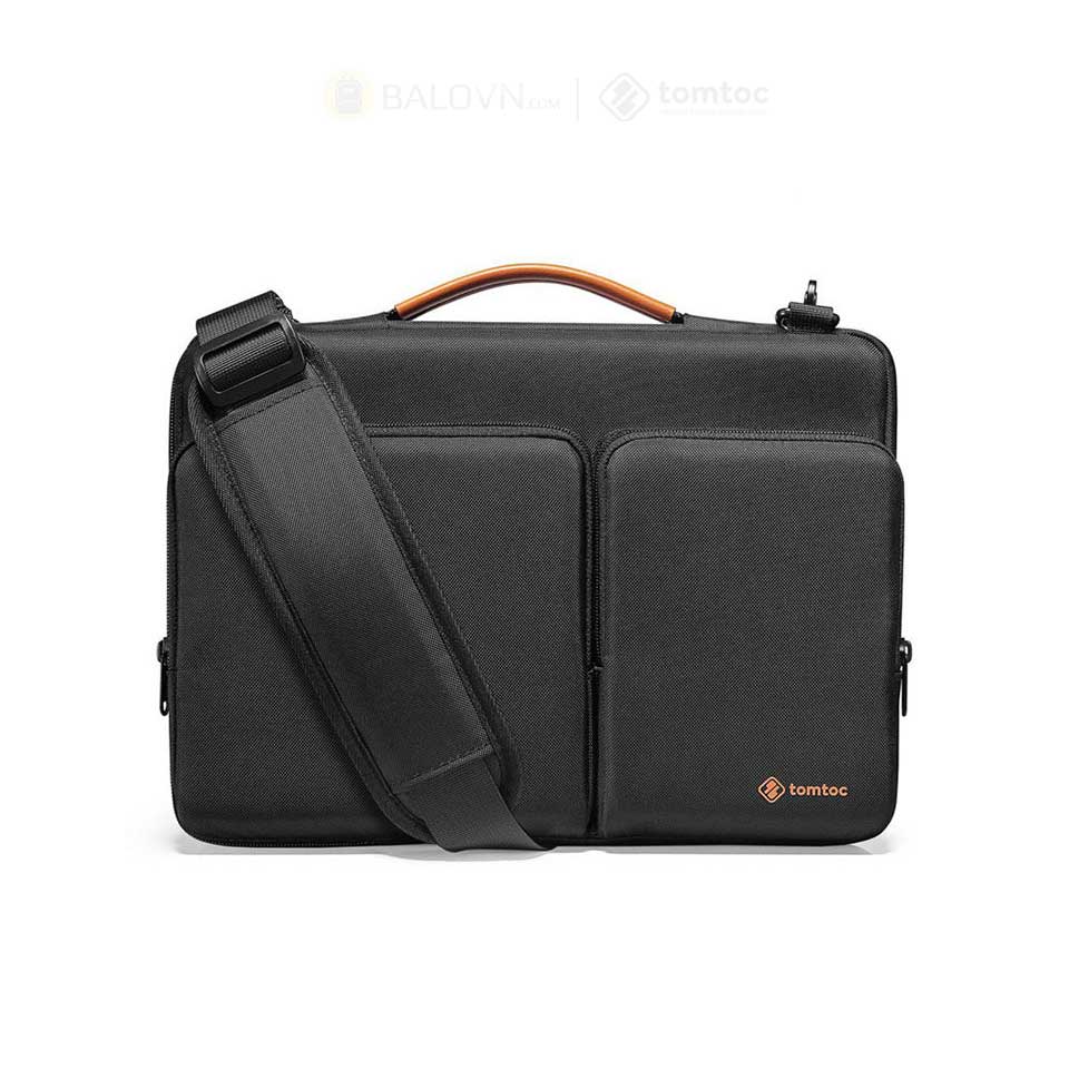 Tomtoc A42-E02 Versatile 360° Shoulder bags Macbook 15/16" Black